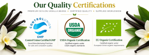 Premium Vanilla Quality Certifications